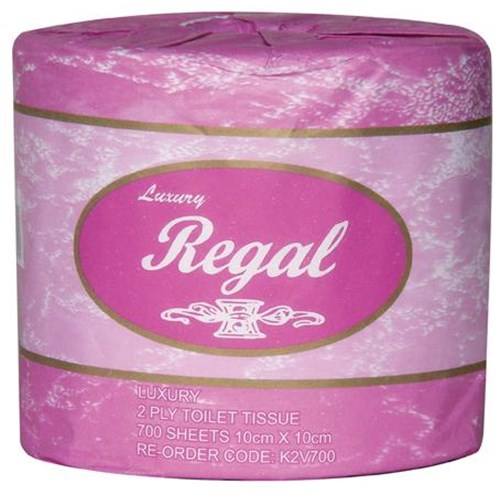 REGAL TOILET ROLLS Premium 2 Ply 700Sht